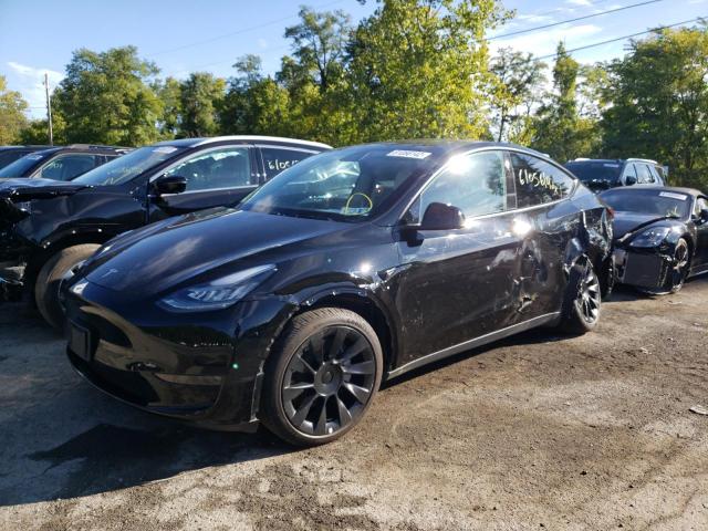 2021 TESLA MODEL Y VIN: 5YJYGDEE5MF078016