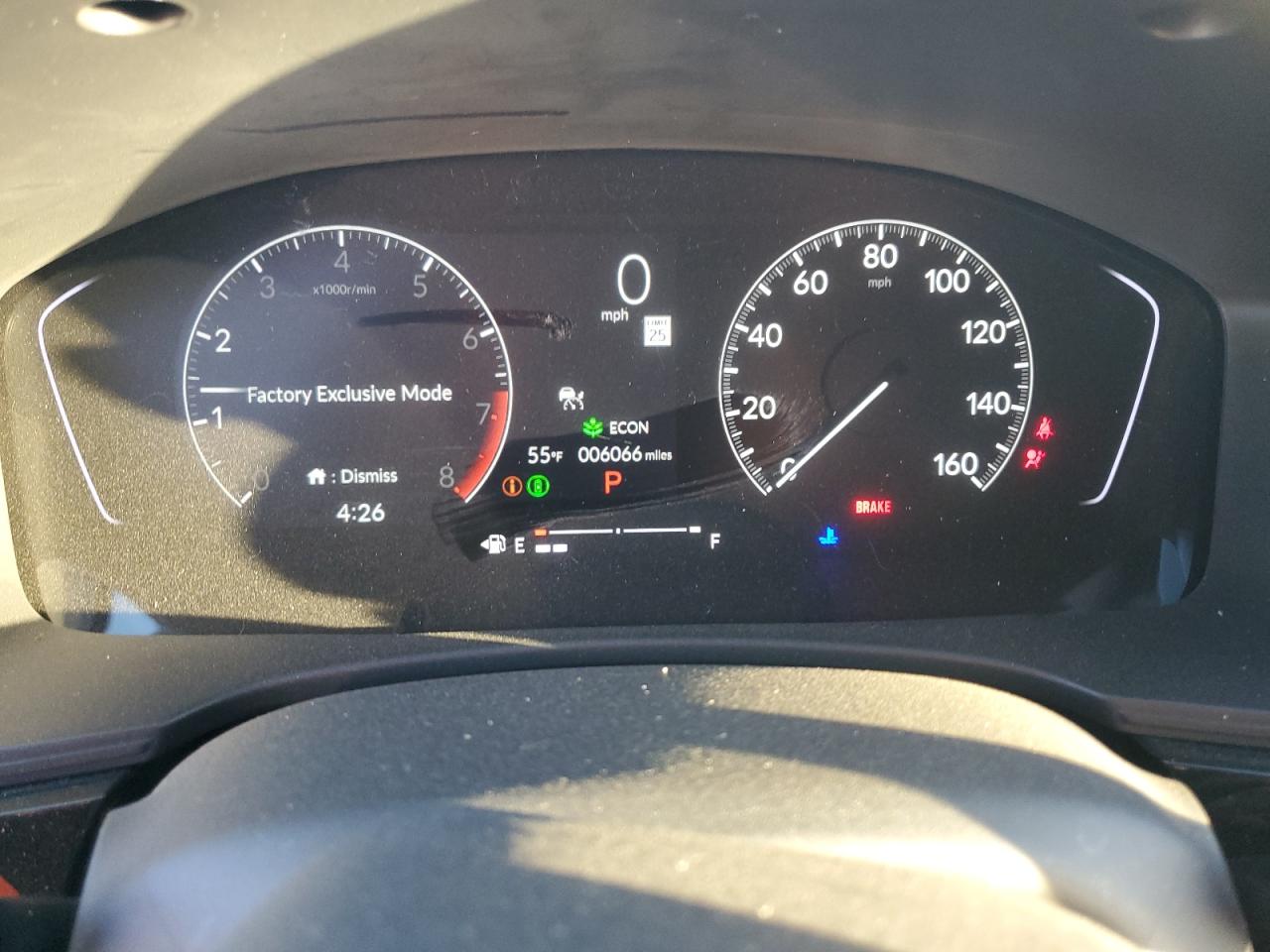 2023 HONDA CIVIC SPORT VIN:2HGFE2F50PH539929