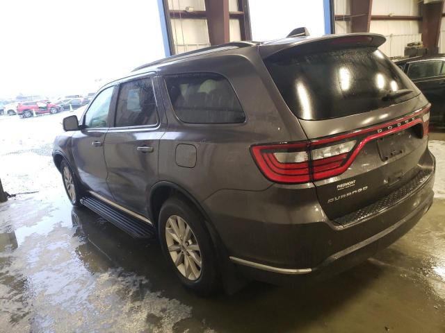 2021 DODGE DURANGO SXT VIN: 1C4RDH***********