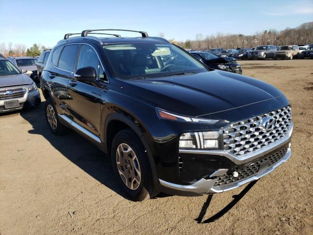 2021 HYUNDAI SANTA FE BLUE VIN: KM8S2D***********