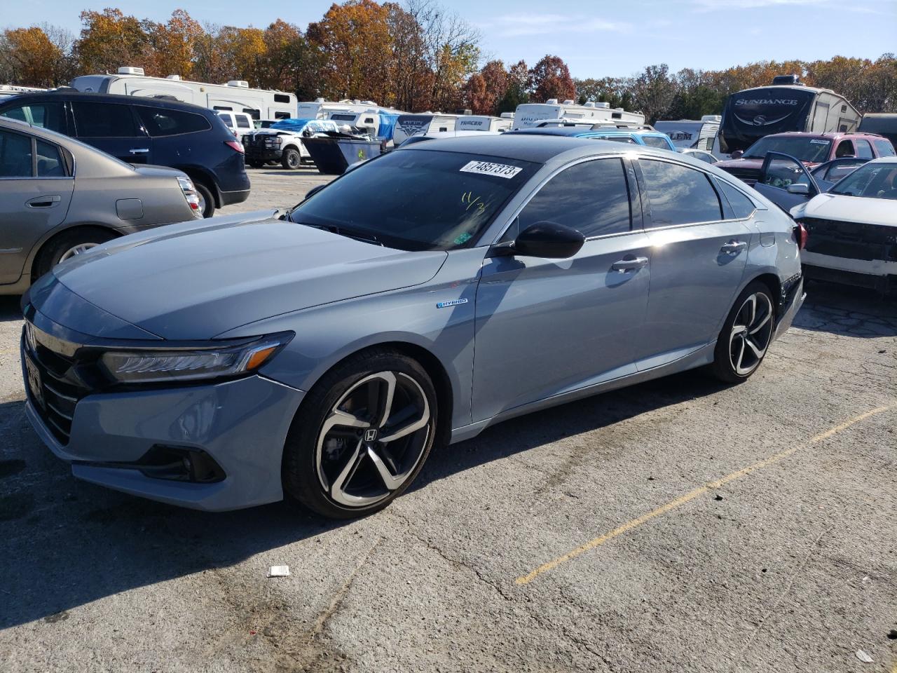 2022 HONDA ACCORD HYBRID SPORT VIN:1HGCV3F21NA038249