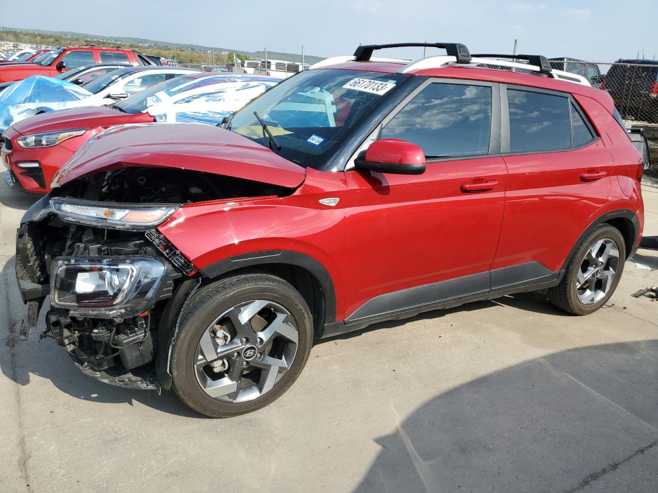 2022 HYUNDAI VENUE SEL VIN:KMHRC8A32NU173603