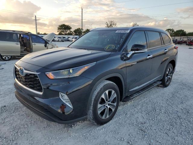 2021 TOYOTA HIGHLANDER HYBRID XLE VIN: 5TDGARAH6MS012371
