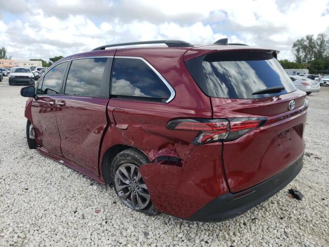 2021 TOYOTA SIENNA XLE VIN: 5TDYRKEC6MS029528