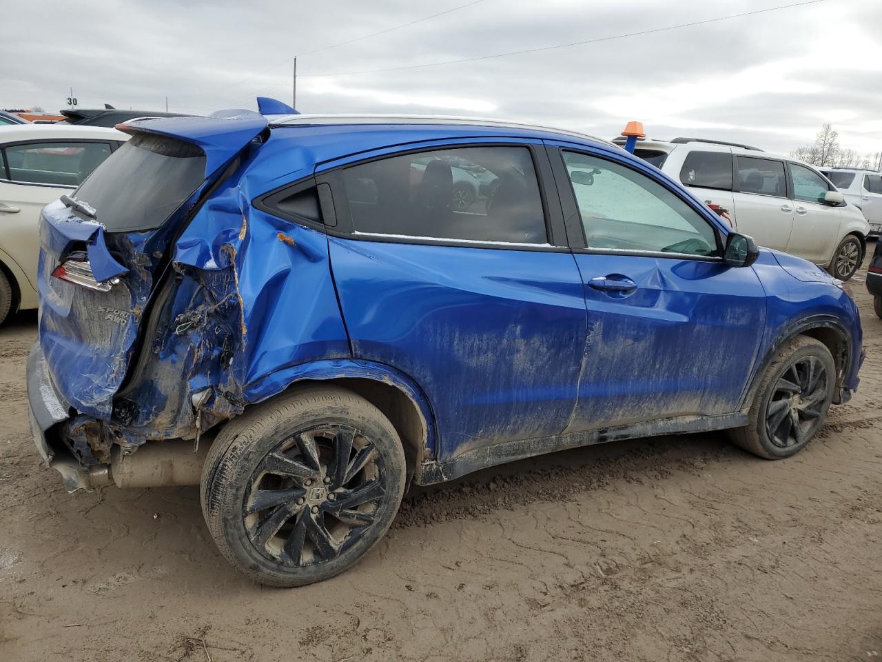 2022 HONDA HR-V SPORT VIN:3CZRU6H16NM709803