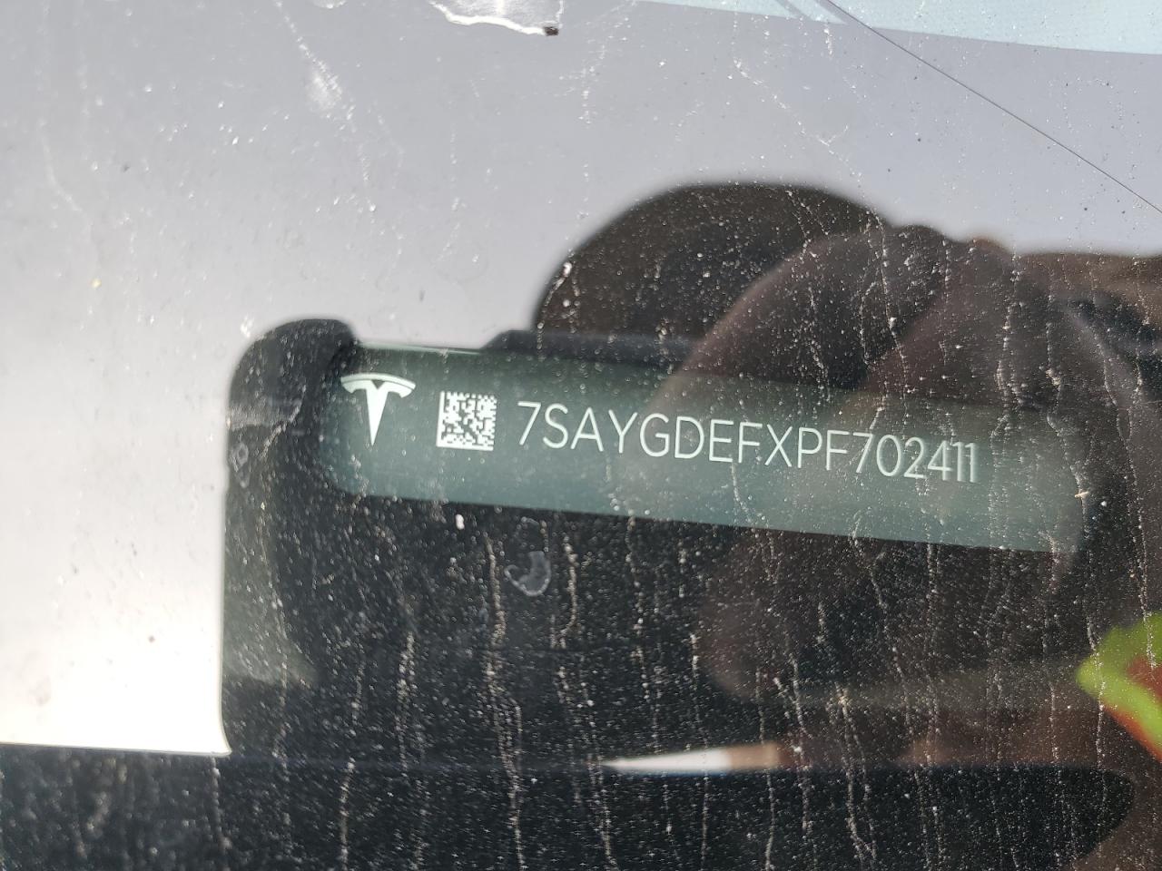 2023 TESLA MODEL Y  VIN:7SAYGDEFXPF702411