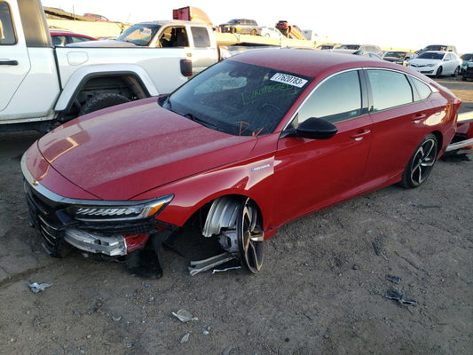 2022 HONDA ACCORD HYBRID SPORT VIN:1HGCV3F25NA025763