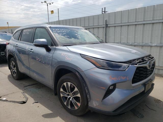 2021 TOYOTA HIGHLANDER XLE VIN: 5TDHZRBH5MS083315