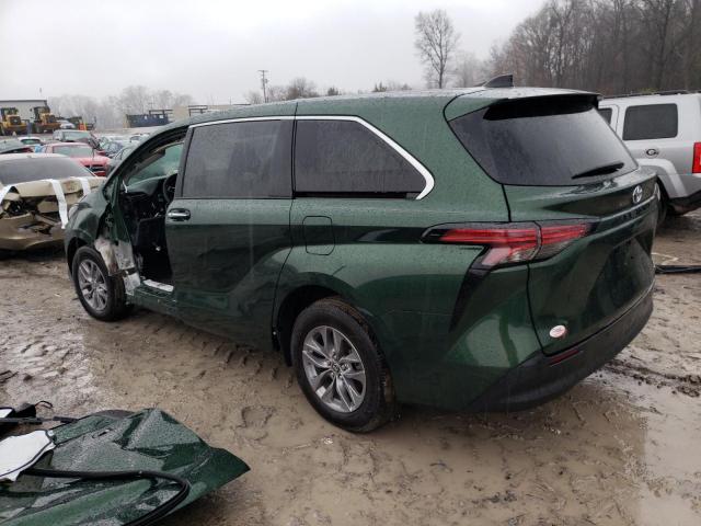 2021 TOYOTA SIENNA XLE VIN: 5TDYRK***********