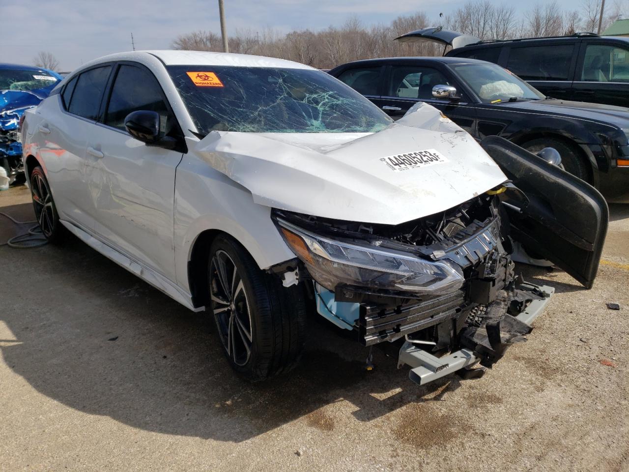 2022 NISSAN SENTRA SR VIN:3N1AB8DV4NY319520