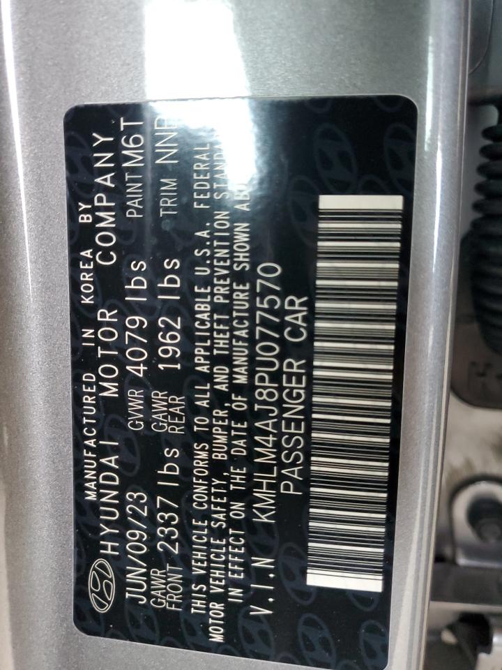 2023 HYUNDAI ELANTRA BLUE VIN:KMHLM4AJ8PU077570
