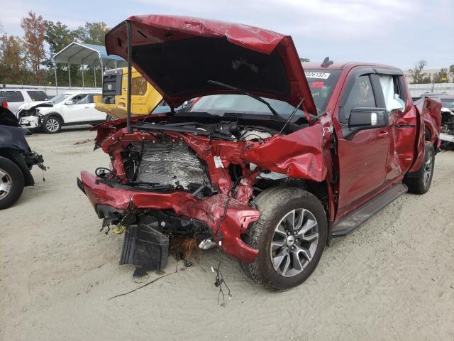 2021 CHEVROLET SILVERADO K1500 RST VIN: 3GCUYEED4MG156580