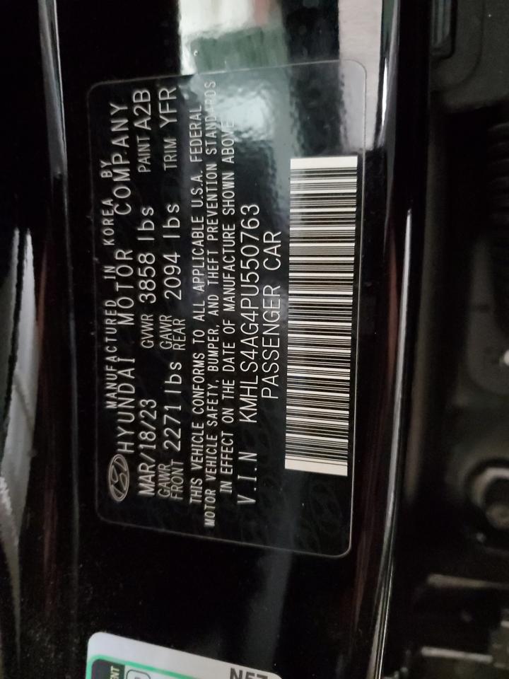 2023 HYUNDAI ELANTRA SEL VIN:KMHLS4AG4PU550763