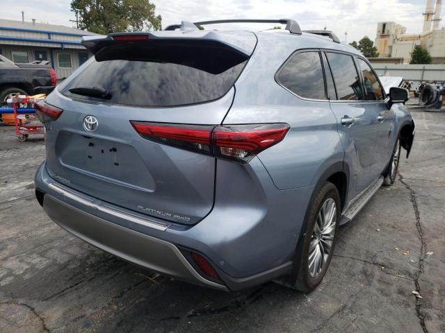 2021 TOYOTA HIGHLANDER PLATINUM VIN: 5TDFZR***********