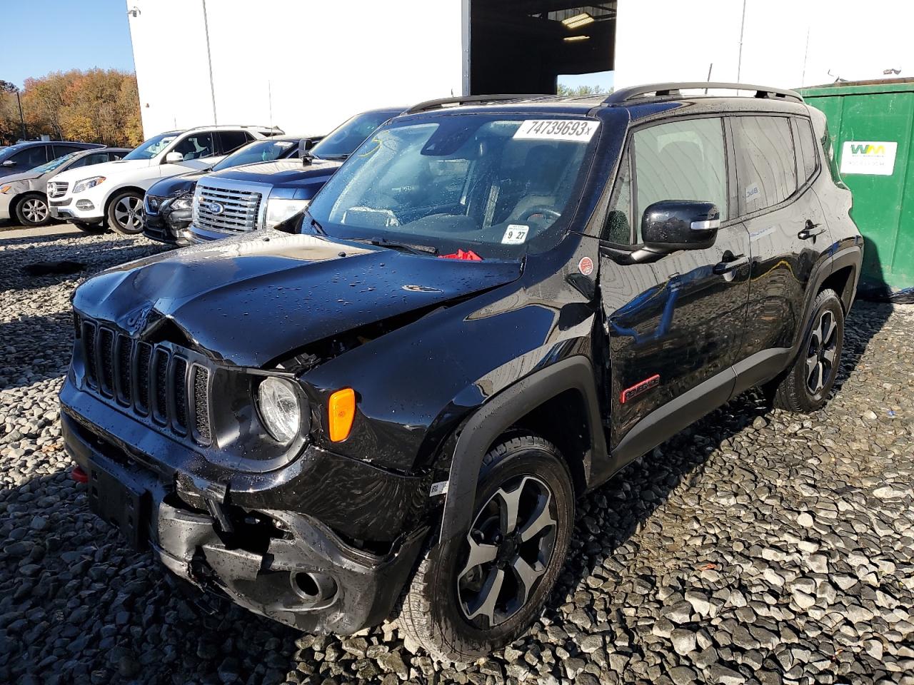 2022 JEEP RENEGADE TRAILHAWK VIN:ZACNJDC10NPN70304