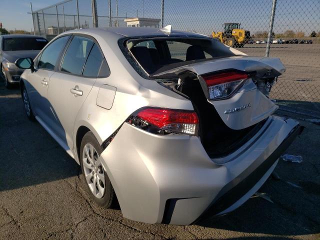 2021 TOYOTA COROLLA LE VIN: 5YFEPMAE8MP156575