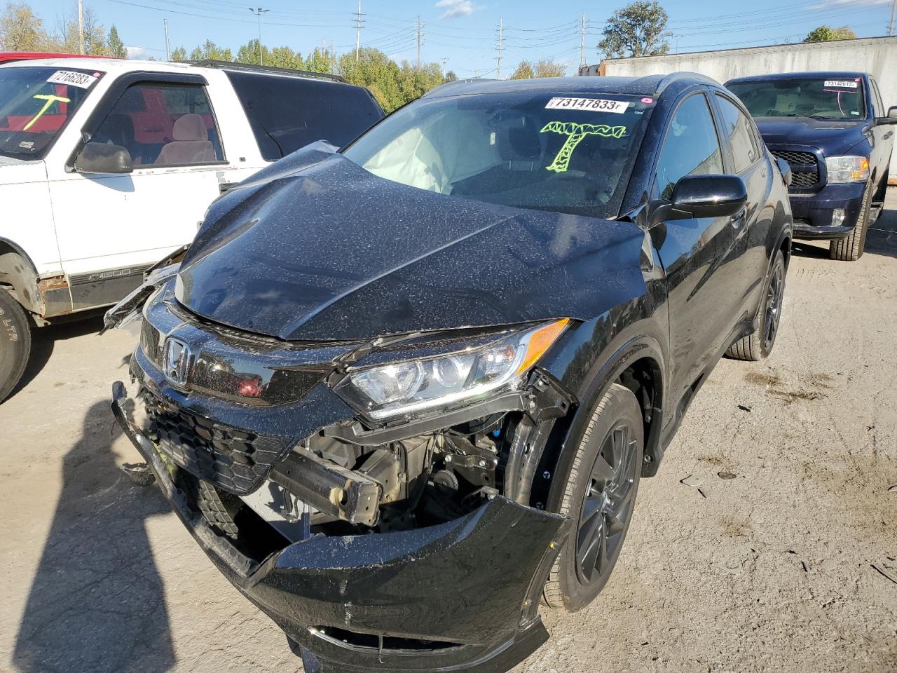 2022 HONDA HR-V SPORT VIN:3CZRU6H18NM767718