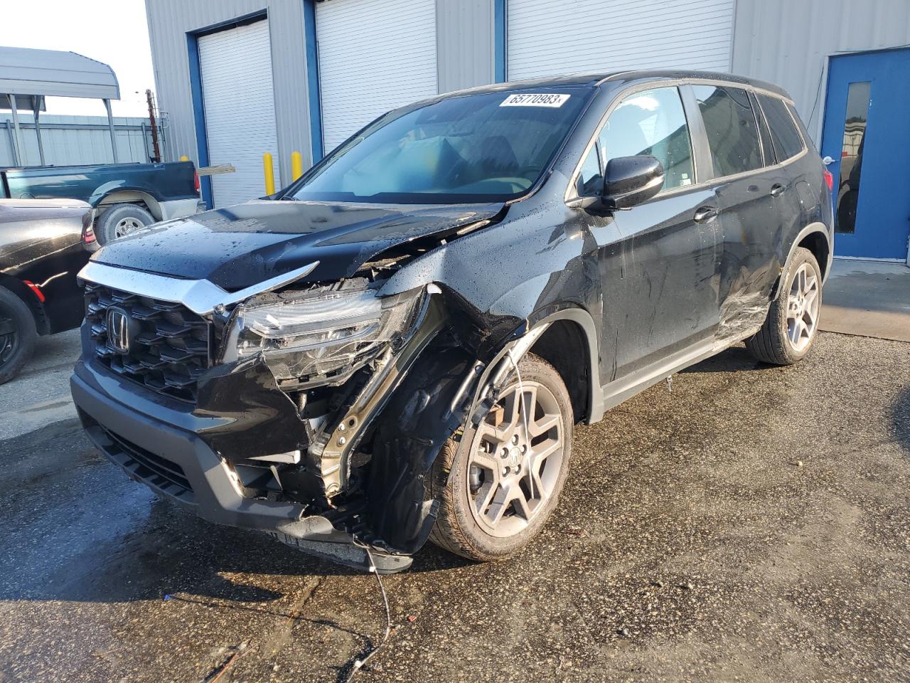 2022 HONDA PASSPORT EXL VIN:5FNYF8H58NB018111