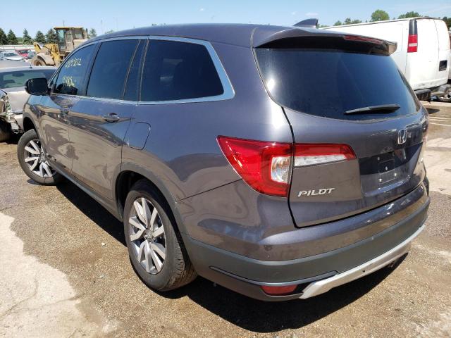 2021 HONDA PILOT EX VIN: 5FNYF6H36MB009814