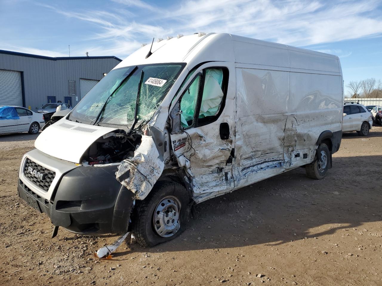 2022 RAM PROMASTER 2500 2500 HIGH VIN:3C6LRVDG7NE121752