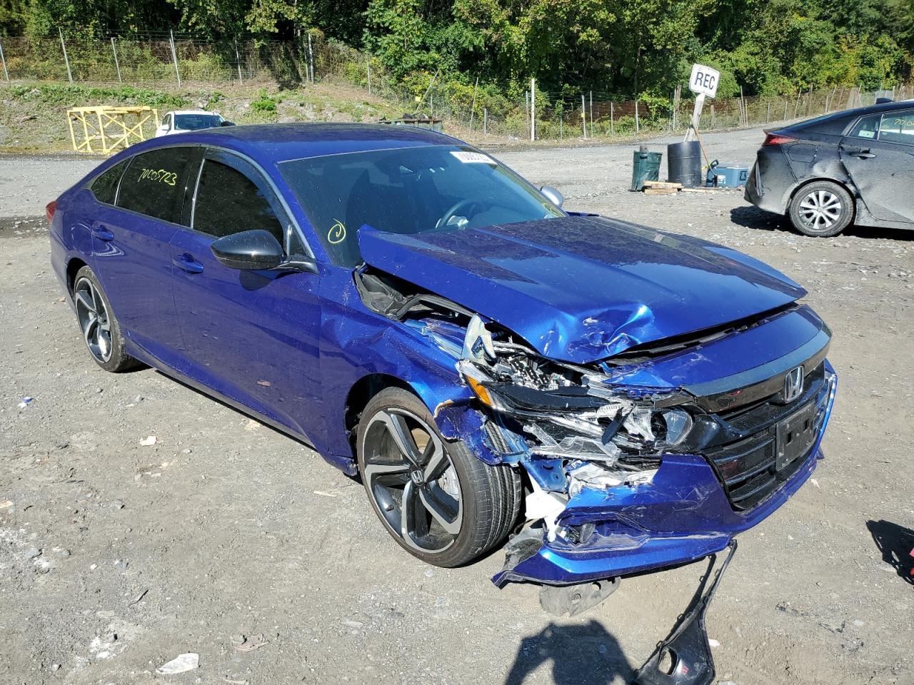 2022 HONDA ACCORD SPORT VIN:1HGCV1F39NA075076