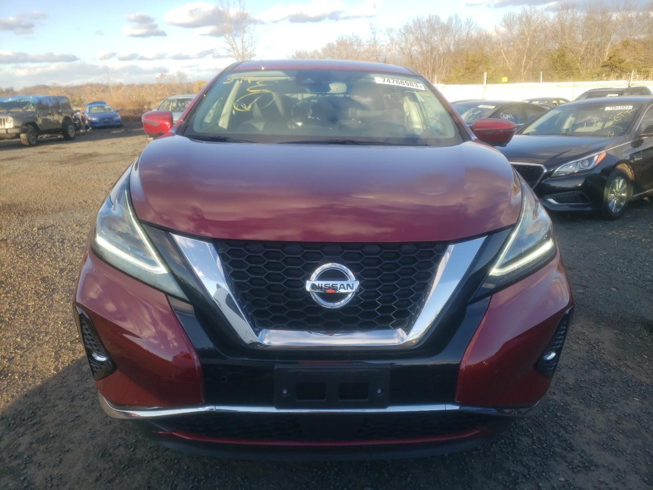 2022 NISSAN MURANO SL VIN:5N1AZ2CS0NC115444