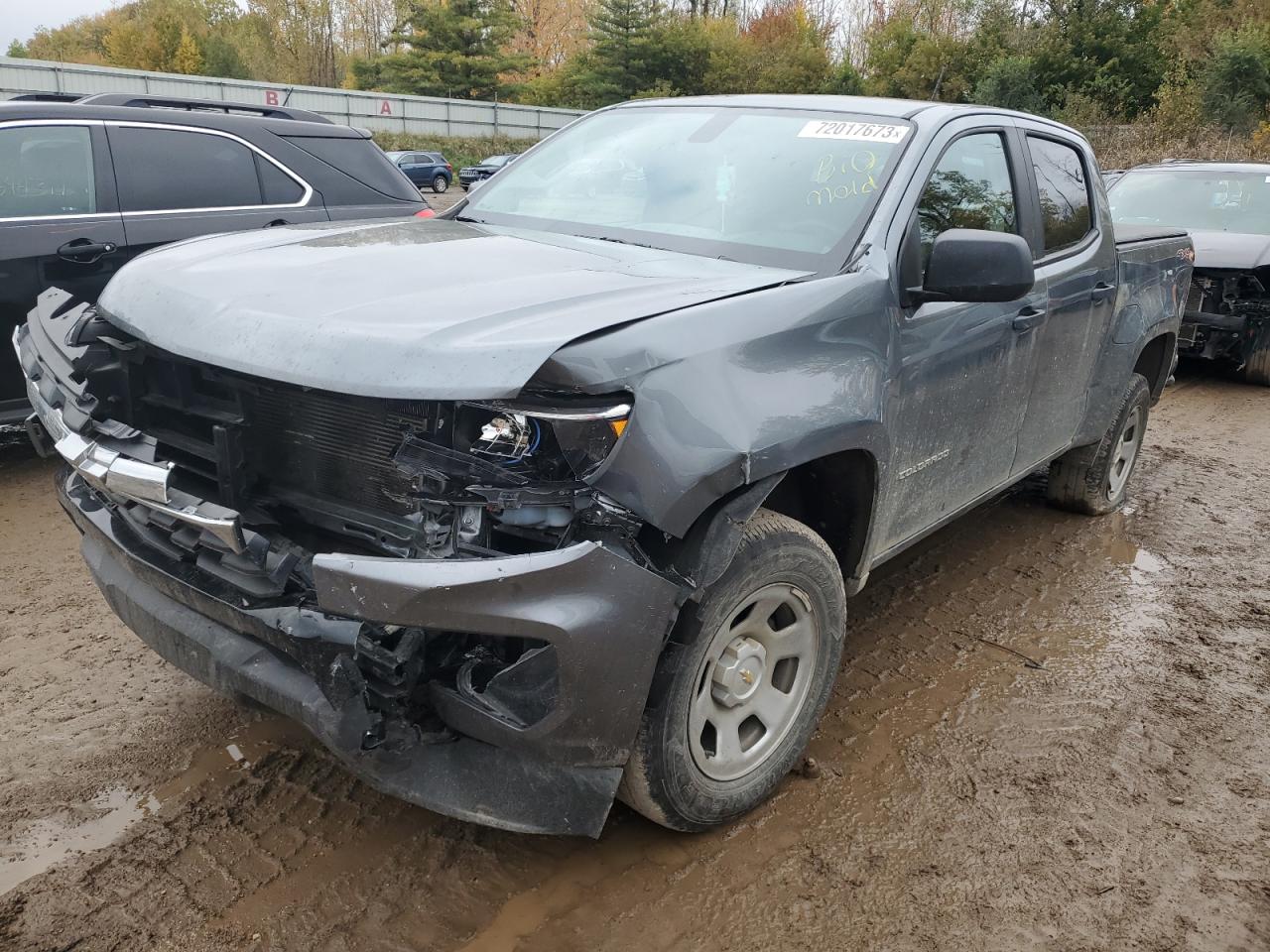 2022 CHEVROLET COLORADO  VIN:1GCGTBEN1N1281779