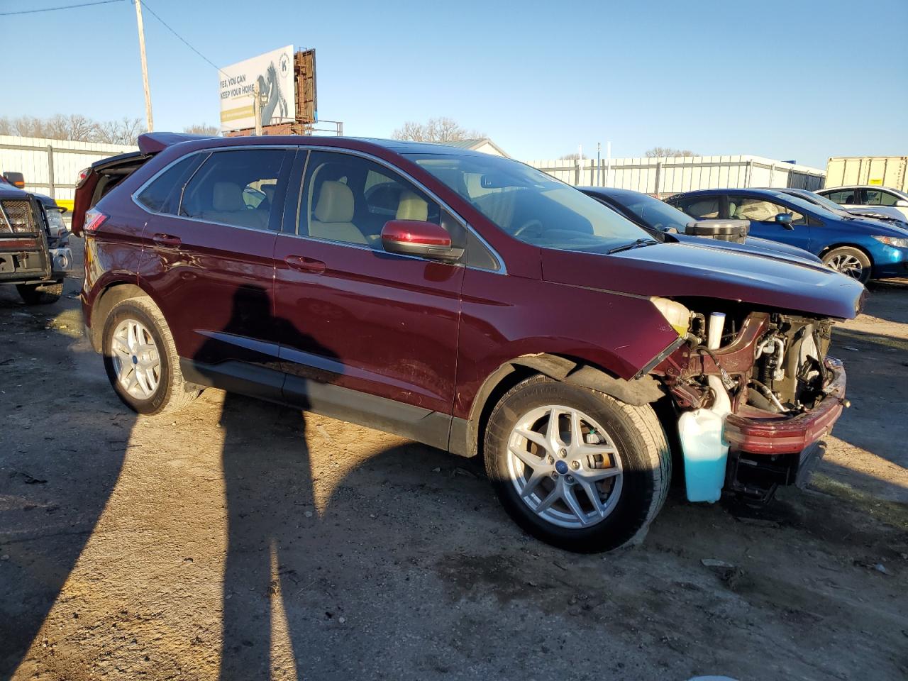 2022 FORD EDGE SEL VIN:2FMPK4J93NBA73460