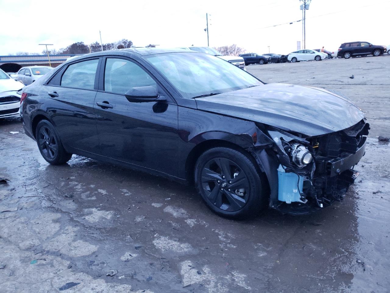 2023 HYUNDAI ELANTRA BLUE VIN:KMHLM4AJ7PU050635