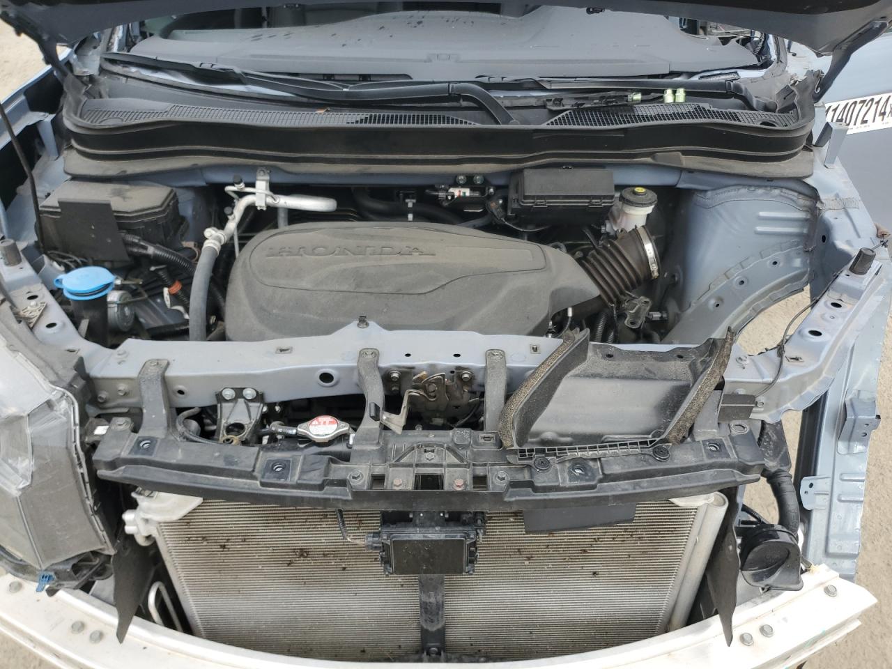 2022 HONDA PASSPORT EXL VIN:5FNYF7H57NB005666