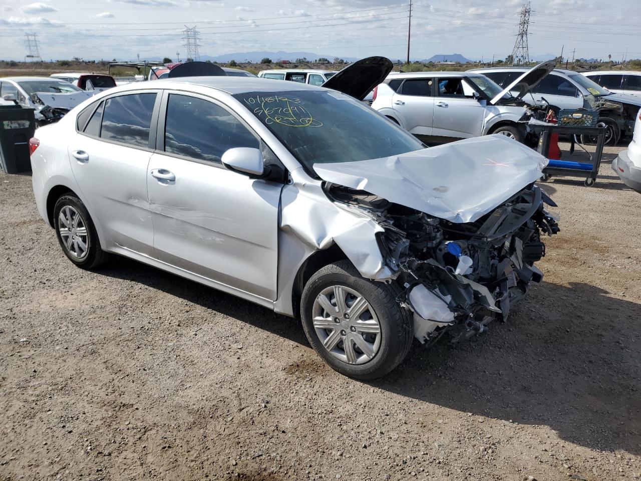 2023 KIA RIO LX VIN:3KPA24AD9PE525616