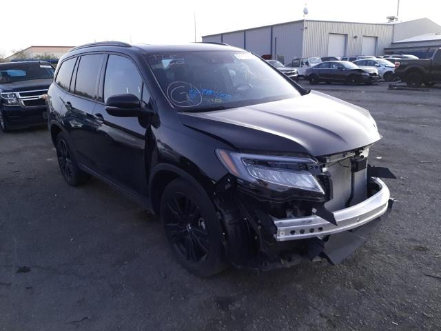 2021 HONDA PILOT BLACK VIN: 5FNYF6H75MB016952