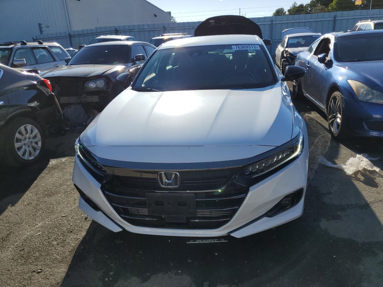 2022 HONDA ACCORD SPORT VIN:1HGCV1F33NA080693