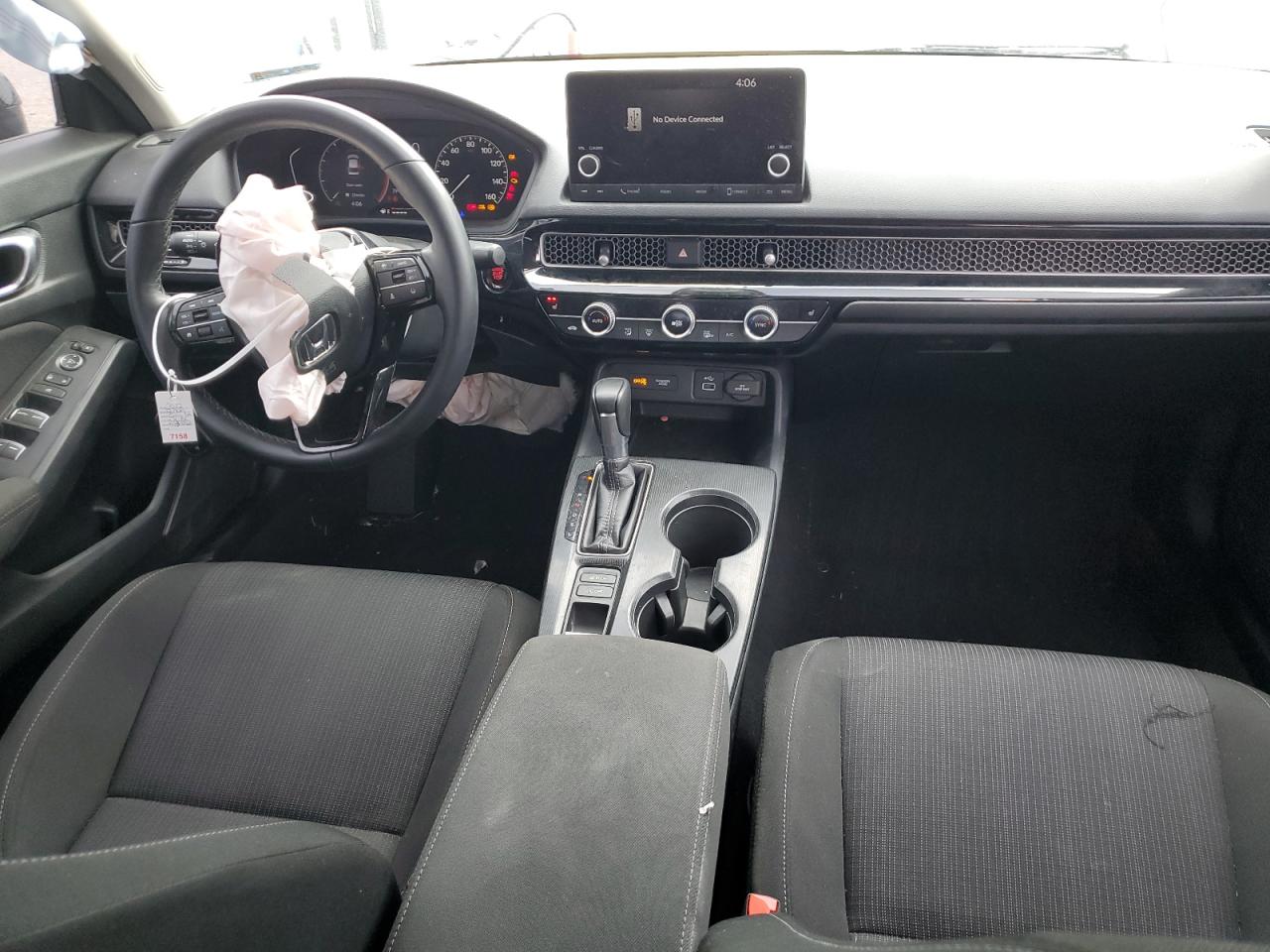 2022 HONDA CIVIC EX VIN:2HGFE1F77NH310060