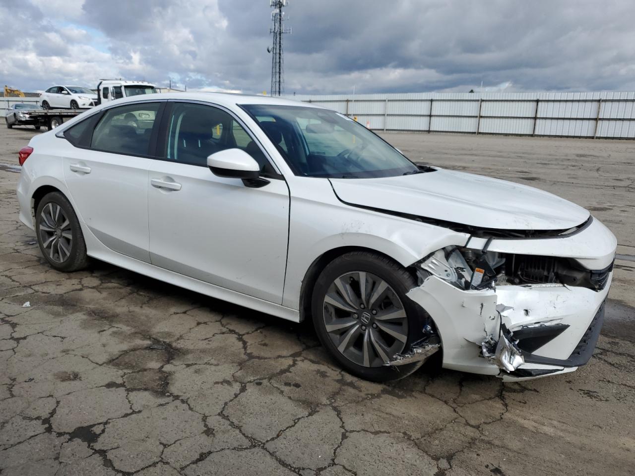 2022 HONDA CIVIC EX VIN:JHMFE1F76NX005450
