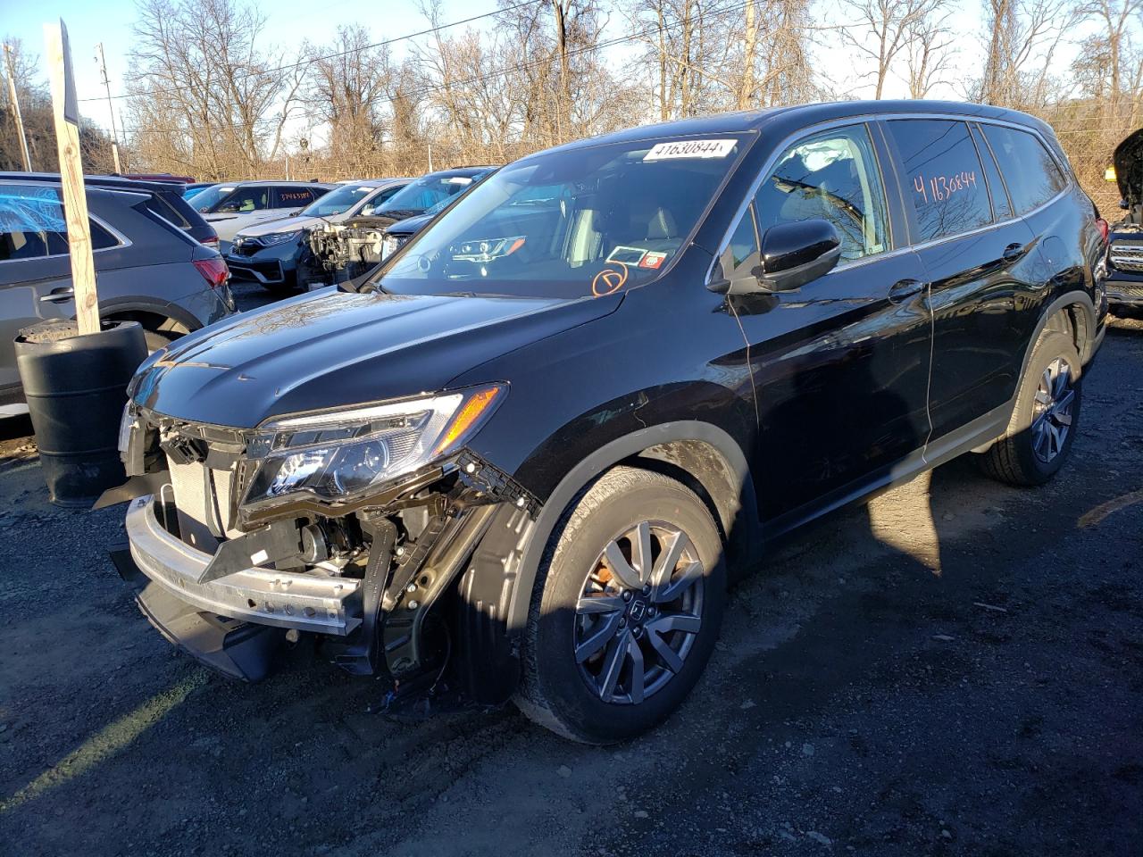 2022 HONDA PILOT EXL VIN:5FNYF6H52NB036320