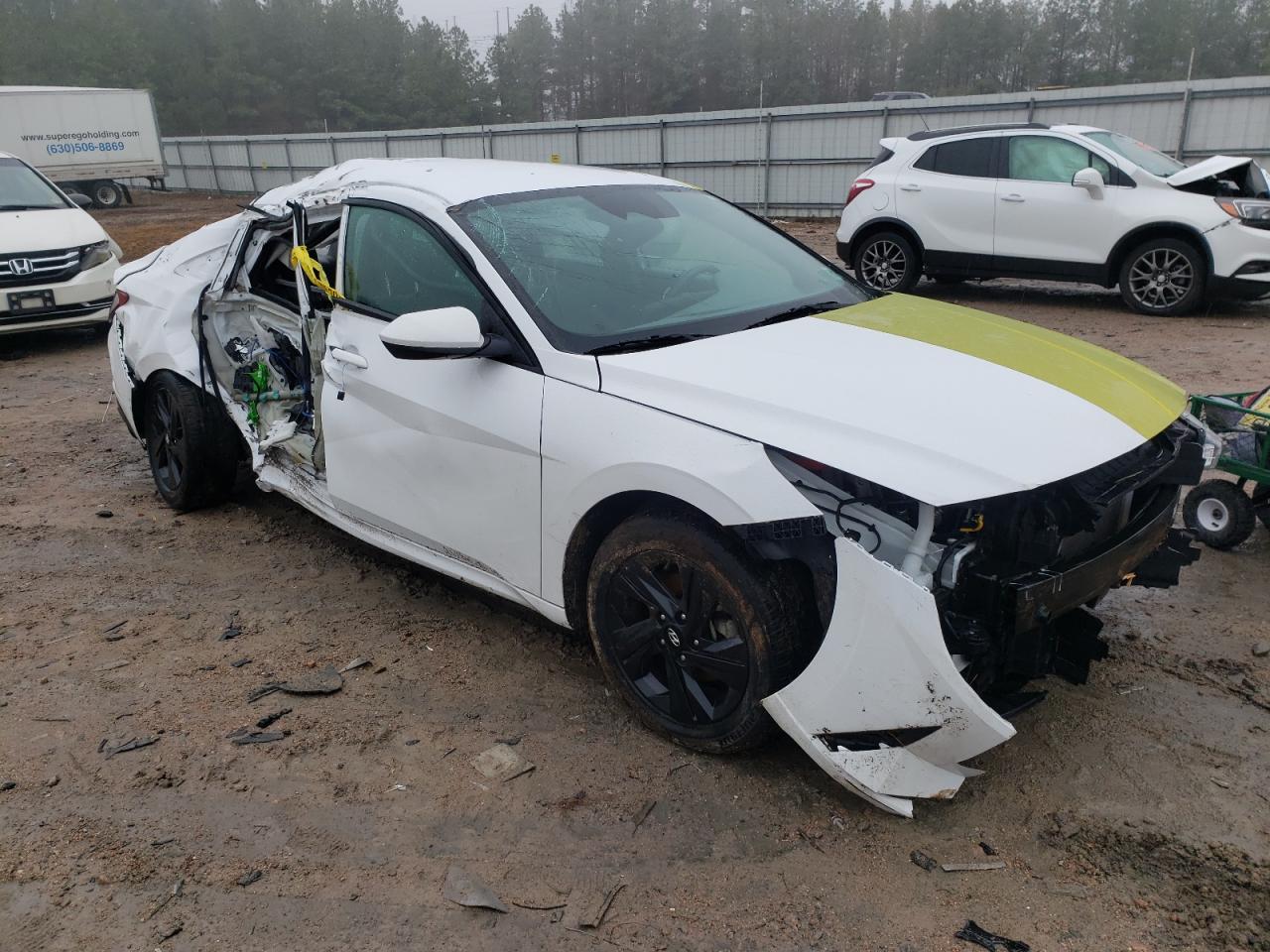 2022 HYUNDAI ELANTRA BLUE VIN:KMHLM4AJ4NU023051