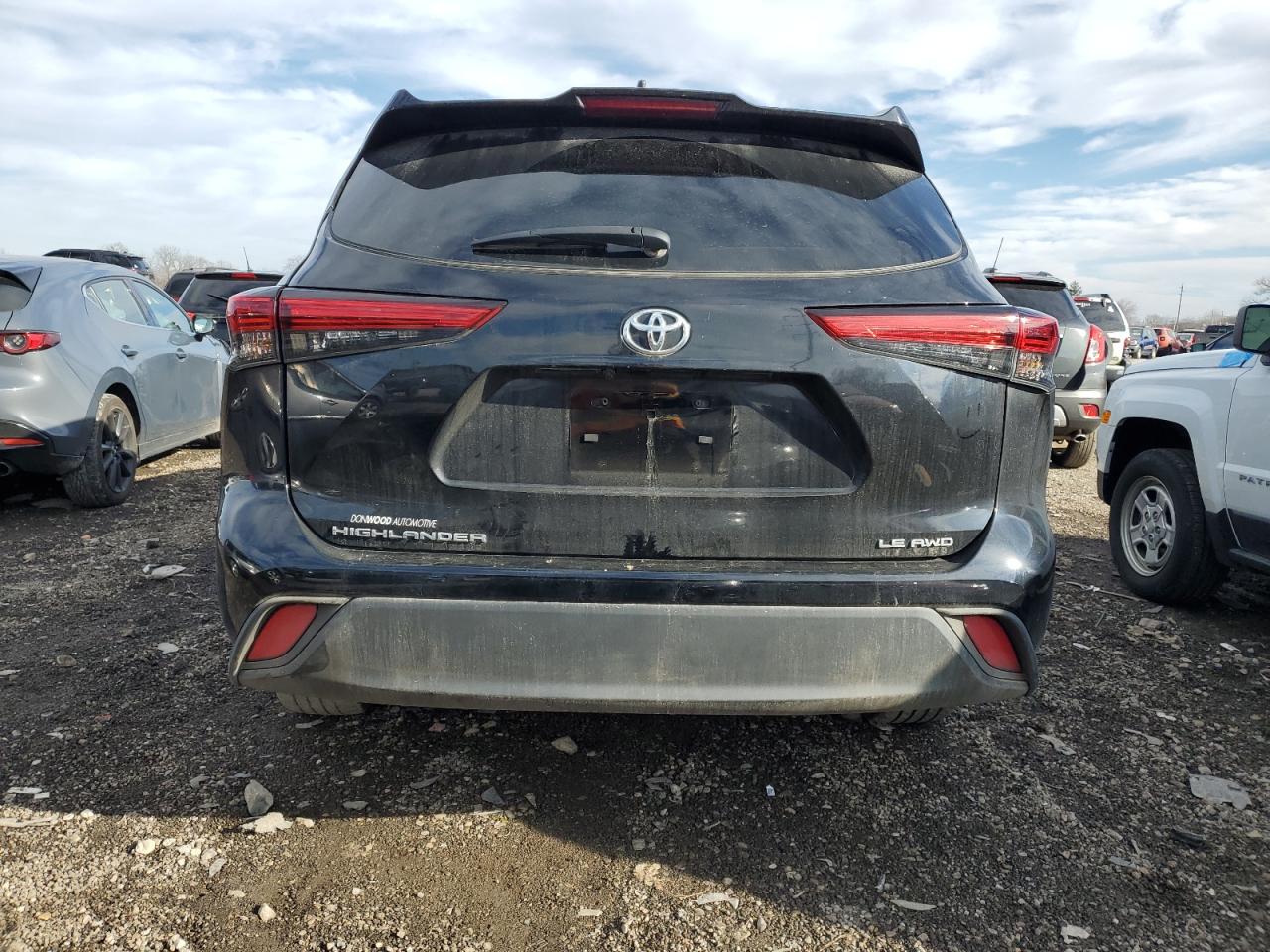 2022 TOYOTA HIGHLANDER L VIN:5TDBZRBH1NS576156