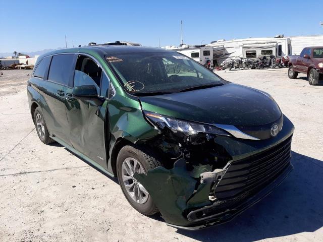 2021 TOYOTA SIENNA LE VIN: 5TDKRKEC3MS004480