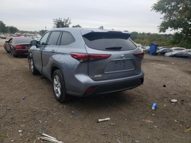 2021 TOYOTA HIGHLANDER L VIN: 5TDBZR***********