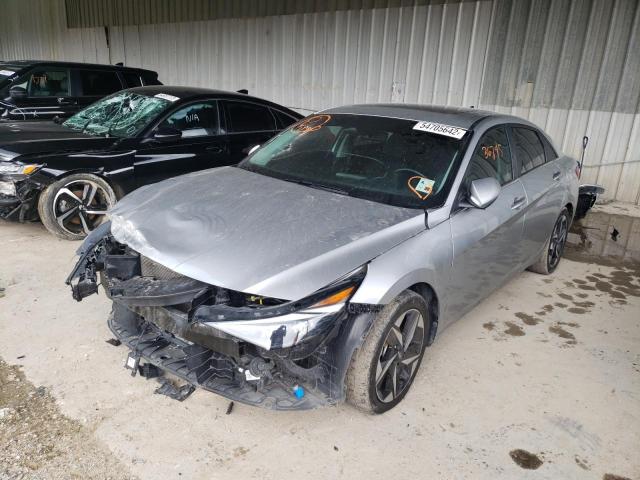 2021 HYUNDAI ELANTRA LIMITED VIN: 5NPLP4AG5MH010687