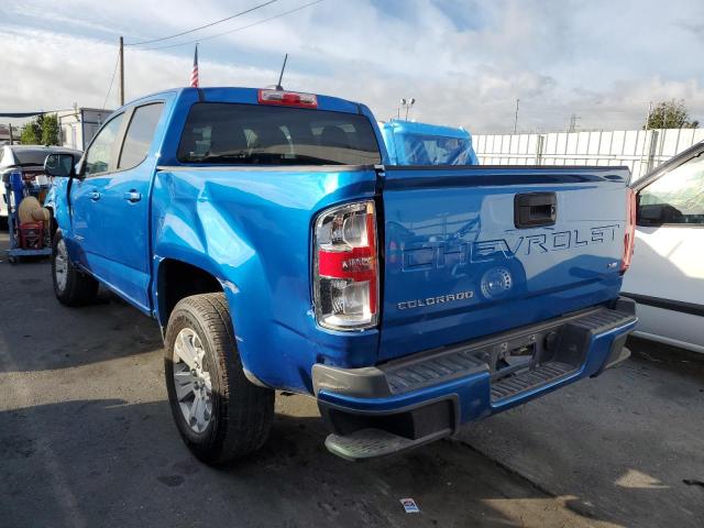 2021 CHEVROLET COLORADO LT VIN: 1GCGSCEN9M1209798