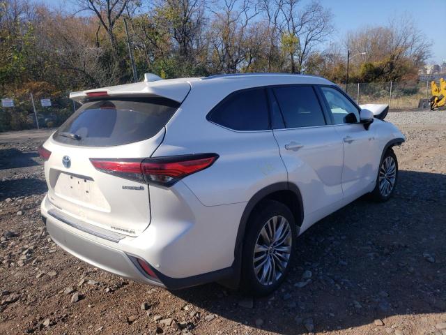 2021 TOYOTA HIGHLANDER HYBRID PLATINUM VIN: 5TDEBR***********