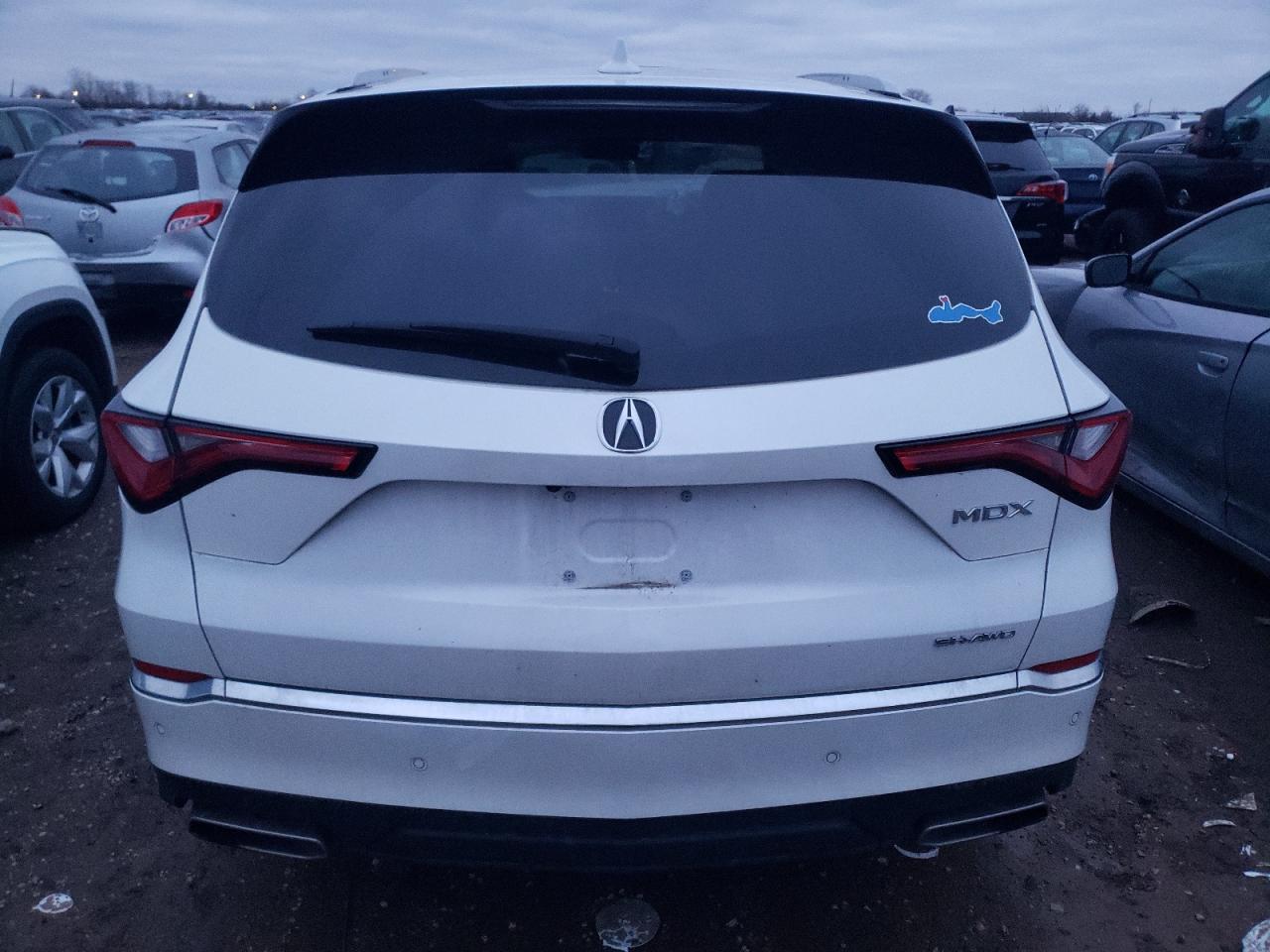 2022 ACURA MDX ADVANCE VIN:5J8YE1H89NL041318