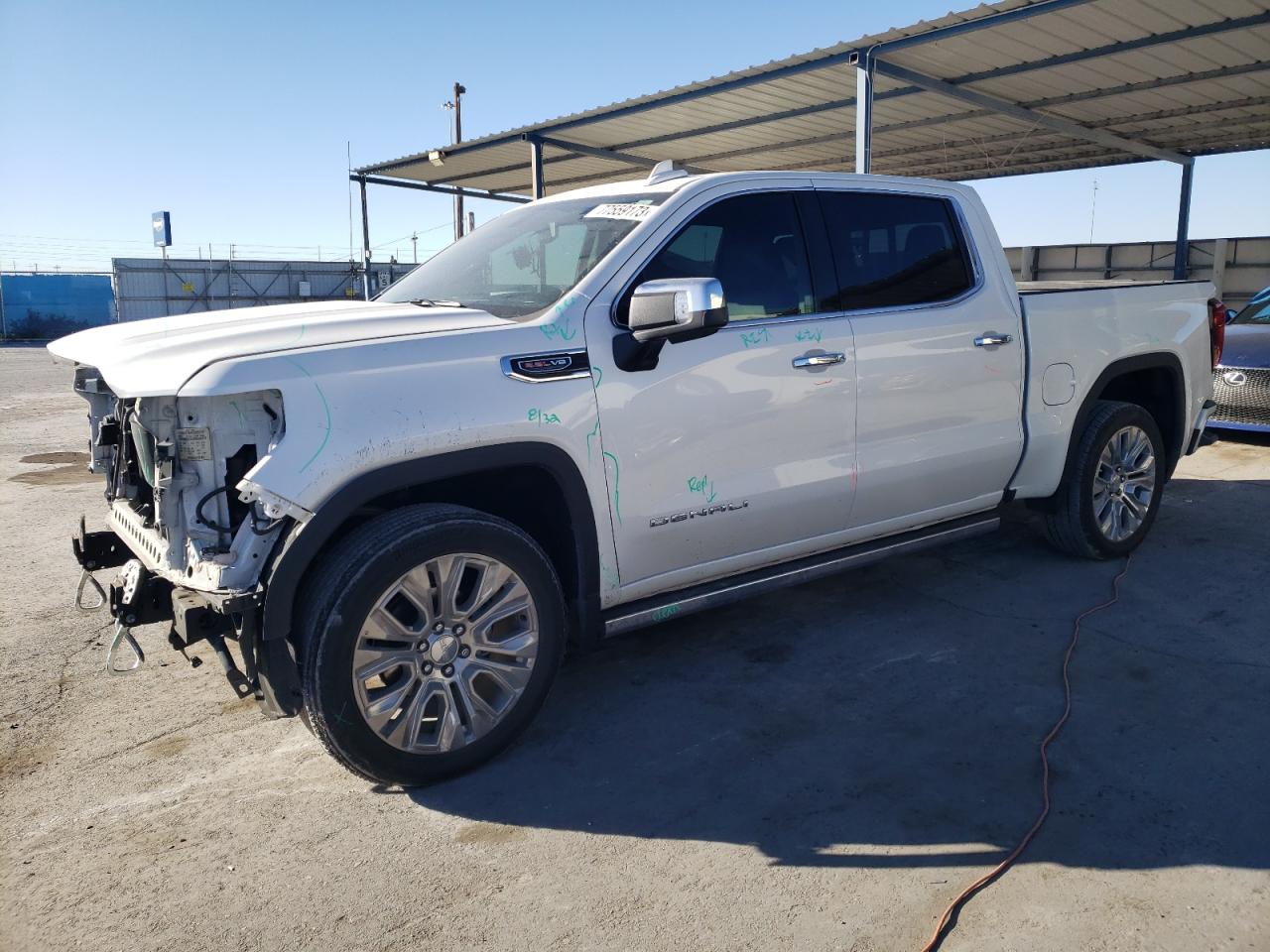 2022 GMC SIERRA LIMITED K1500 DENALI VIN:3GTU9FEL4NG204915