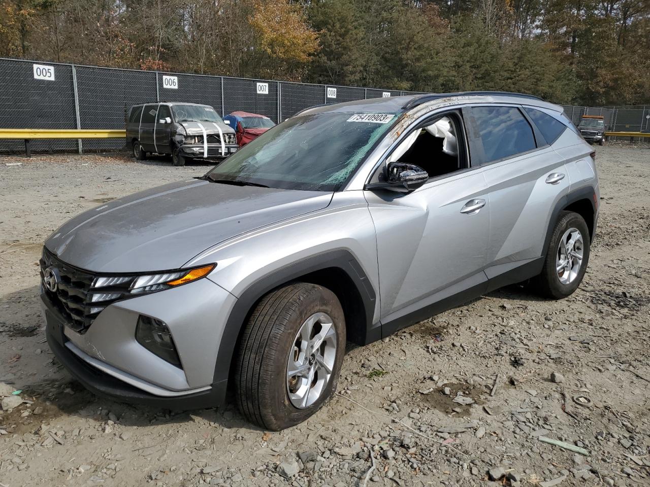 2022 HYUNDAI TUCSON SEL VIN:5NMJBCAE1NH080331