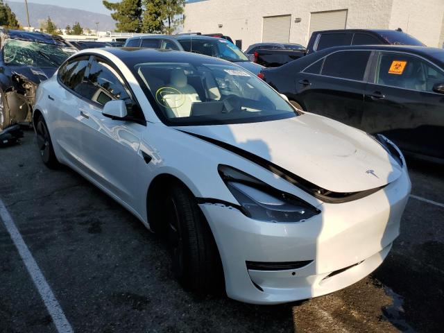 2021 TESLA MODEL 3 VIN: 5YJ3E1EAXMF989647