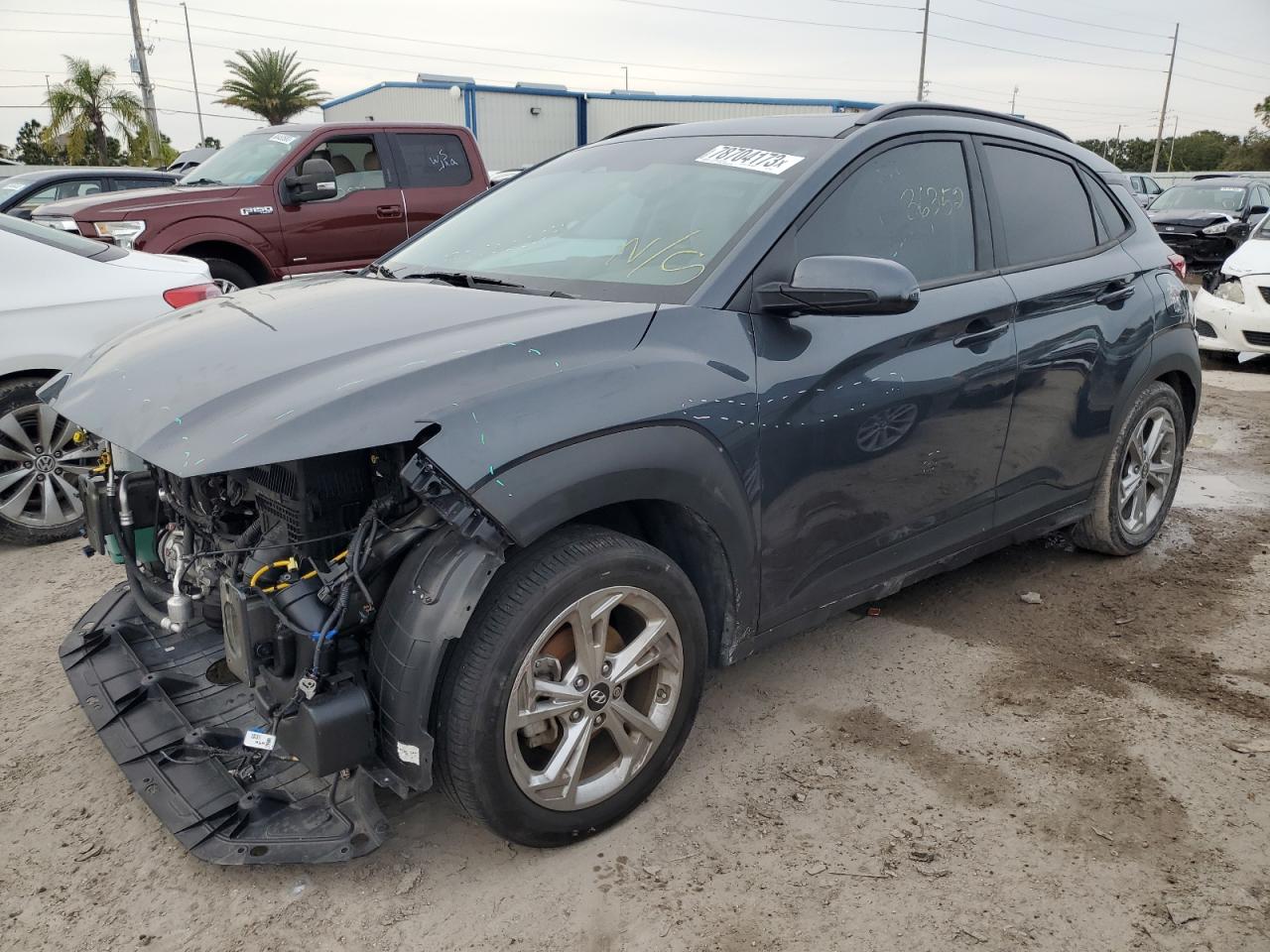 2022 HYUNDAI KONA SEL VIN:KM8K32AB9NU764050