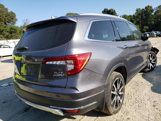 2021 HONDA PILOT ELITE VIN: 5FNYF6H06MB071588