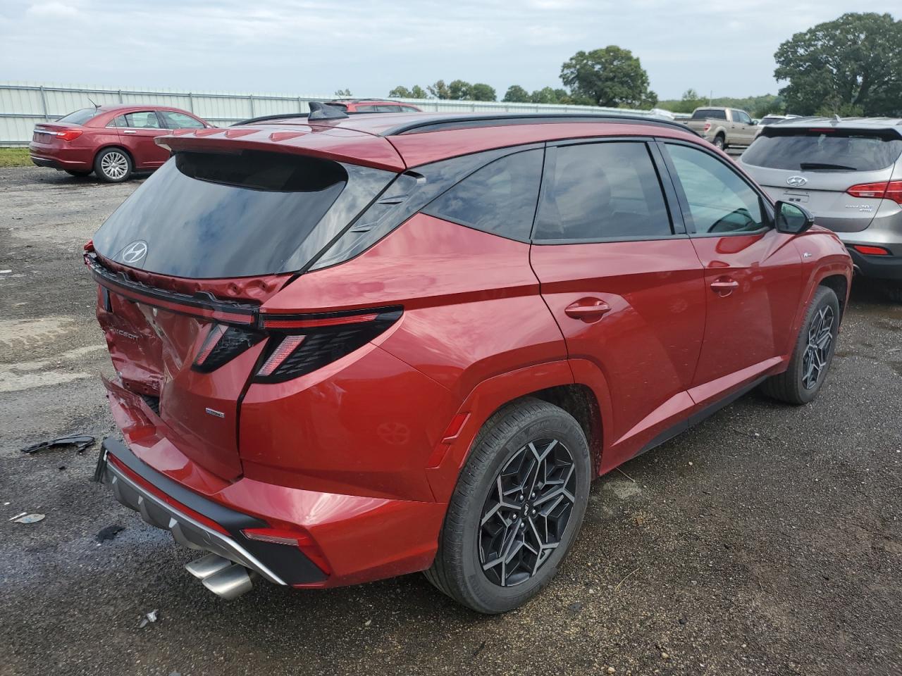 2022 HYUNDAI TUCSON N LINE VIN:KM8JFCAE3NU124502